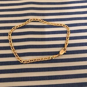 14-K Yellow Gold Linked Bracelet Italy